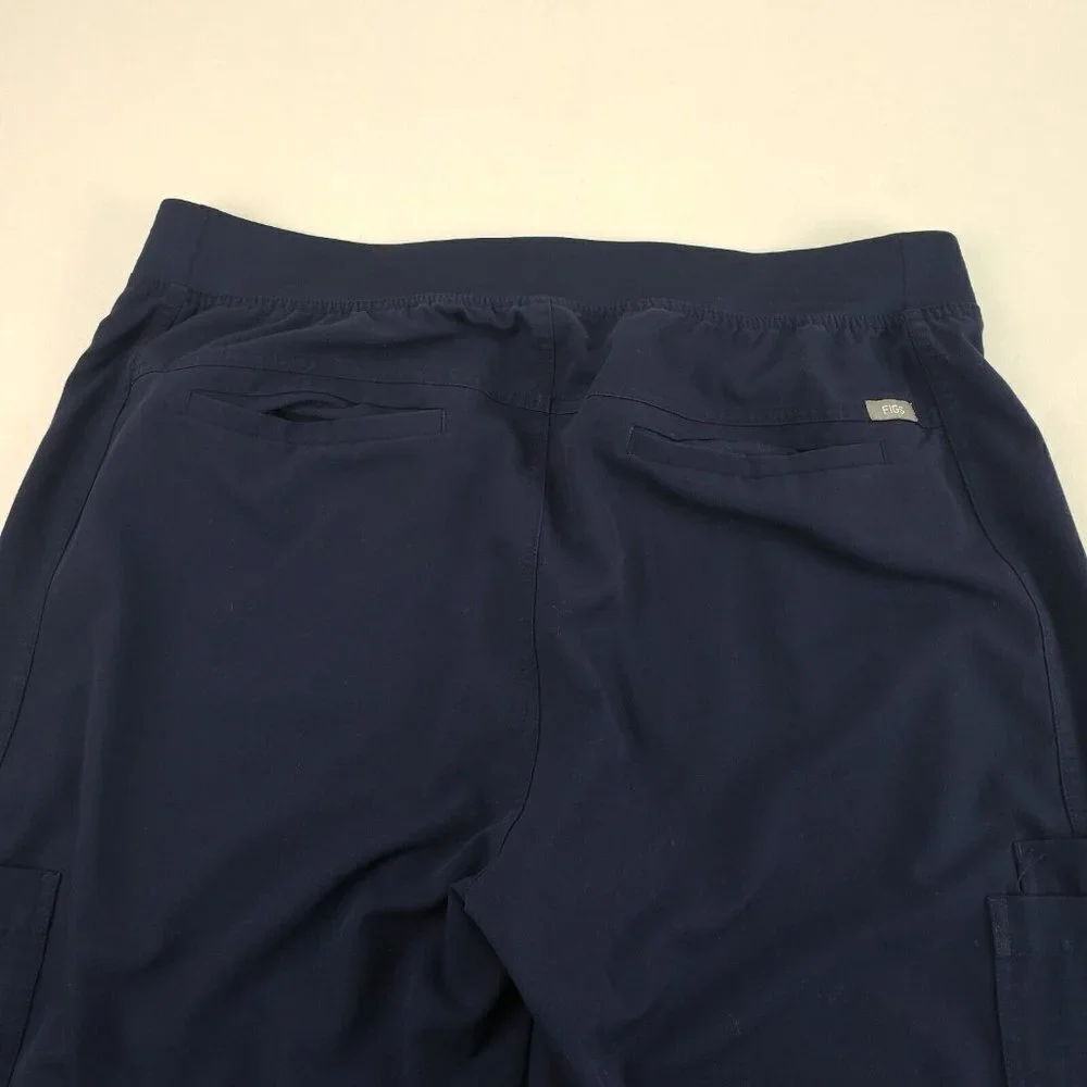 FIGS Axim Cargo Scrub Pant Mens XL Blue Double Pocket T2001 Technical Collection